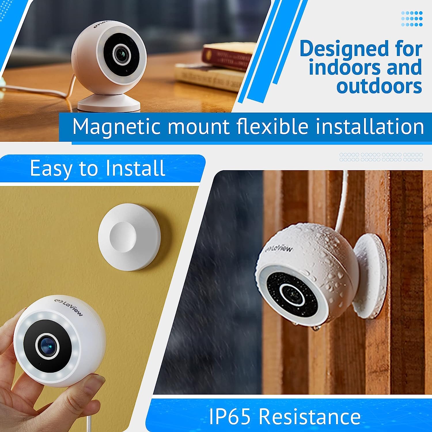 LaView 4MP Security Cameras Outdoor Indoor 4pc Review